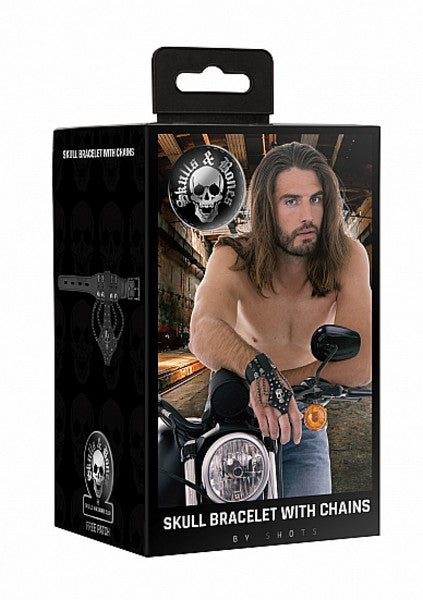 OUCH! S + B - Bracelet + Skulls and Cha -