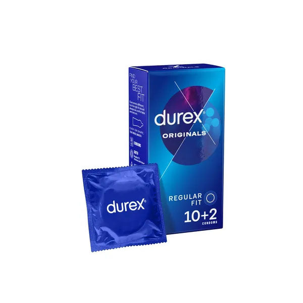Originals Regular Fit Condoms - Regular Fit Latex Condoms - 10 Pack + 2 Free