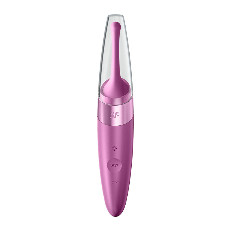 Satisfyer Twirling Delight - Berry Red USB Rechargeable Point Clitoral Stimulator - 4009704