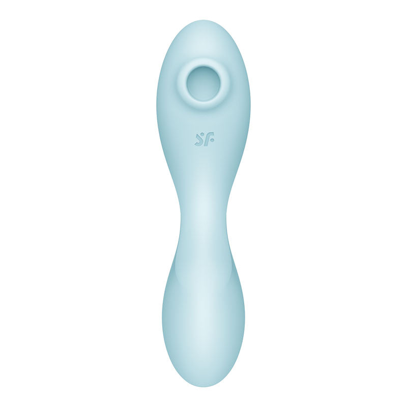 Satisfyer Curvy Trinity 5 - Blue Air Pulse Stimulator & Vibrator