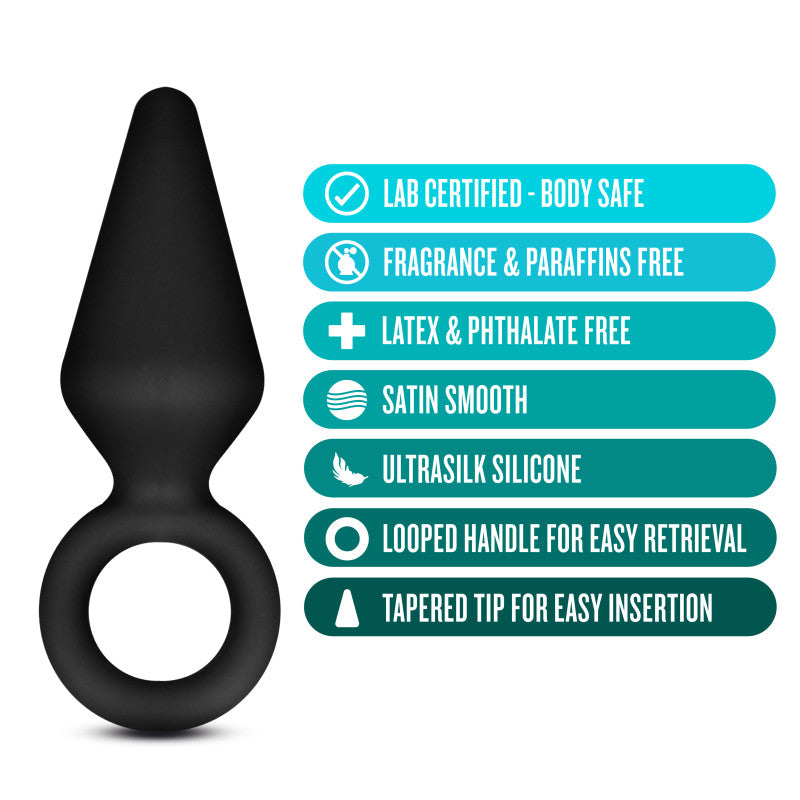 Anal Adventures Platinum Loop Plug - Small-(bl-10785)