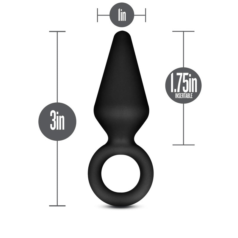 Anal Adventures Platinum Loop Plug - Small-(bl-10785)