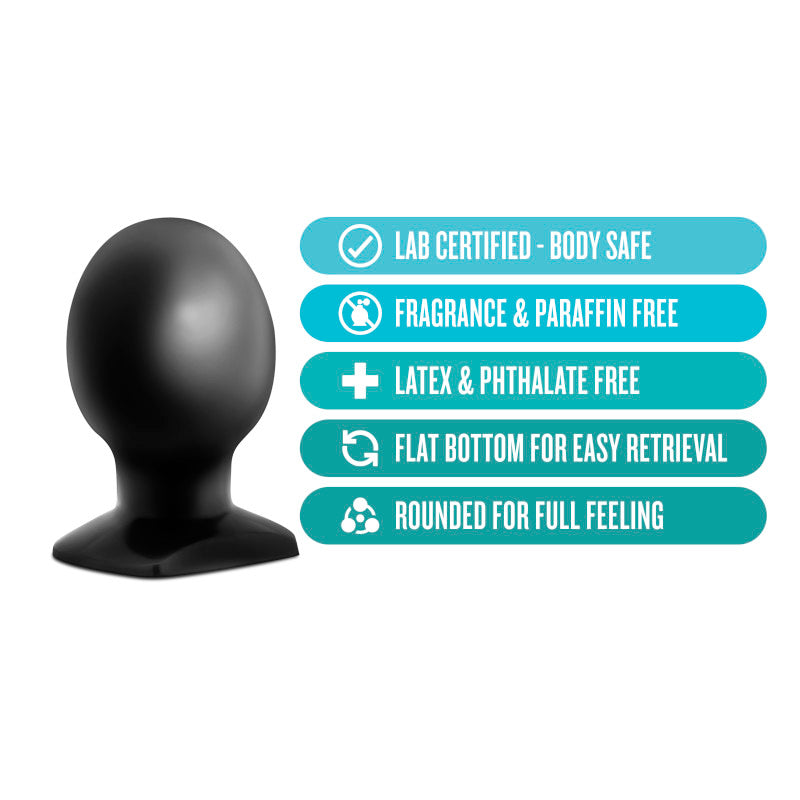 Anal Adventures Orb Plug - Black-(bl-15185)