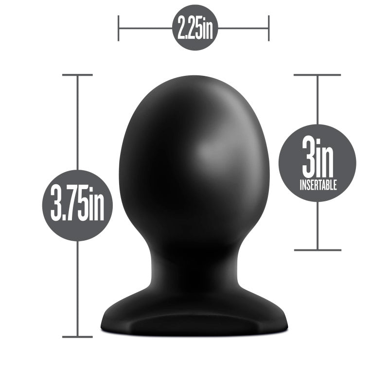 Anal Adventures Orb Plug - Black-(bl-15185)