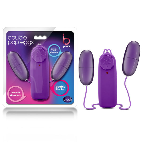 B Yours Double Pop Eggs - Plum Purple
