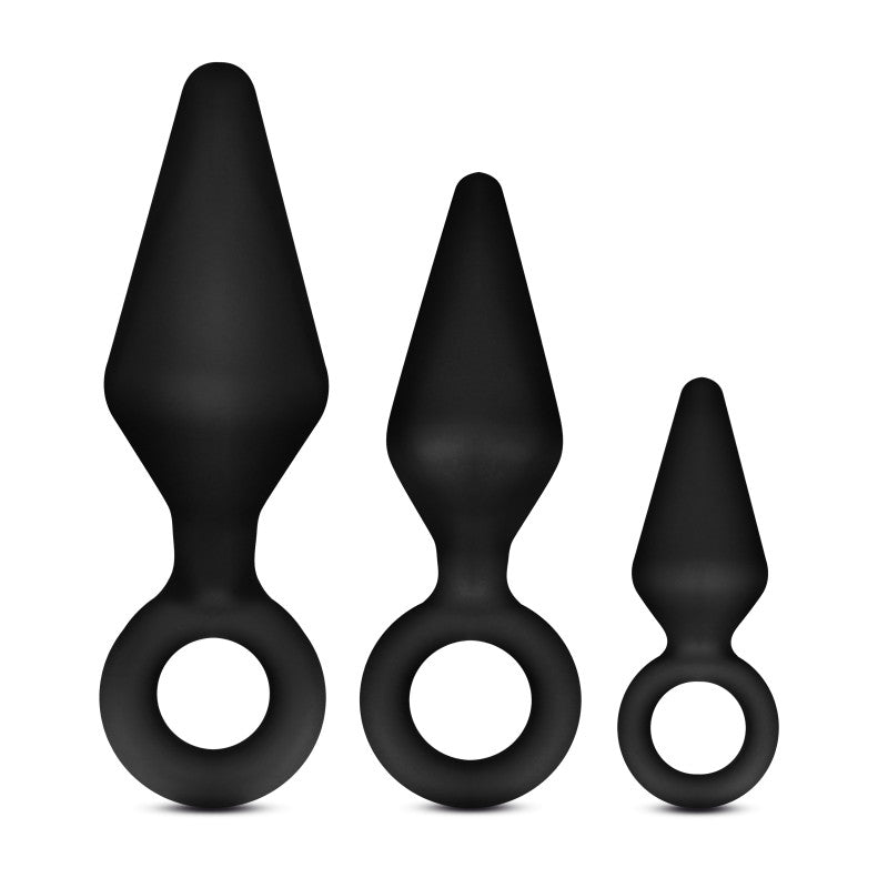 Anal Adventures Platinum Loop Plug Kit-(bl-310175)
