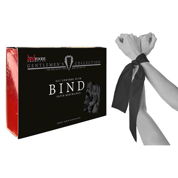 Bedroom Products Bind - Black Satin Restraints - Early2bed