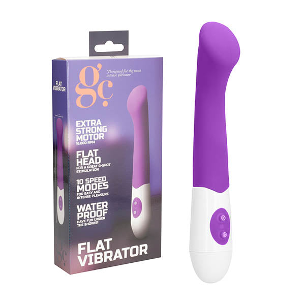 GC. Flat Vibrator - Purple 19 cm Vibrator - Early2bed
