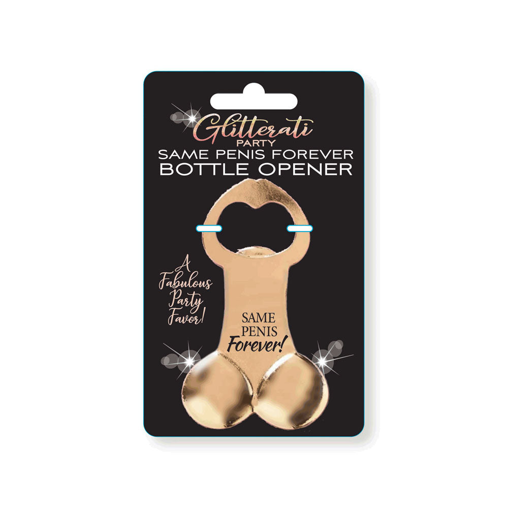 Glitterati Same Penis Forever Bottle Opener-(lgcp.1110)