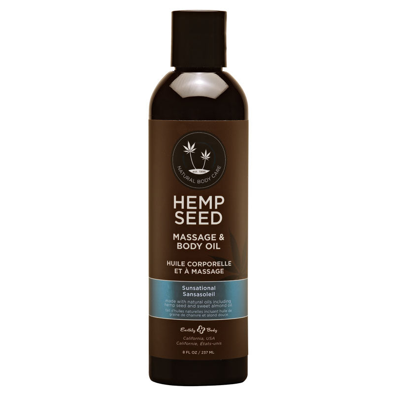 Hemp Seed Massage & Body Oil Sunsational Sansasoleil - (mas046)