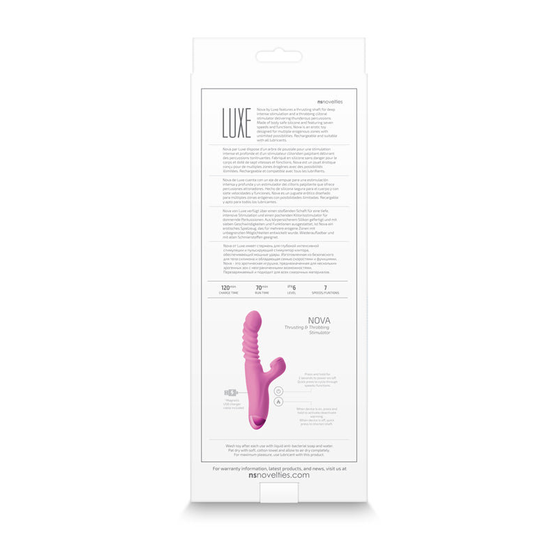 Luxe Nova - Pink - Clitoral Stimulator - (nsn-0209-34)
