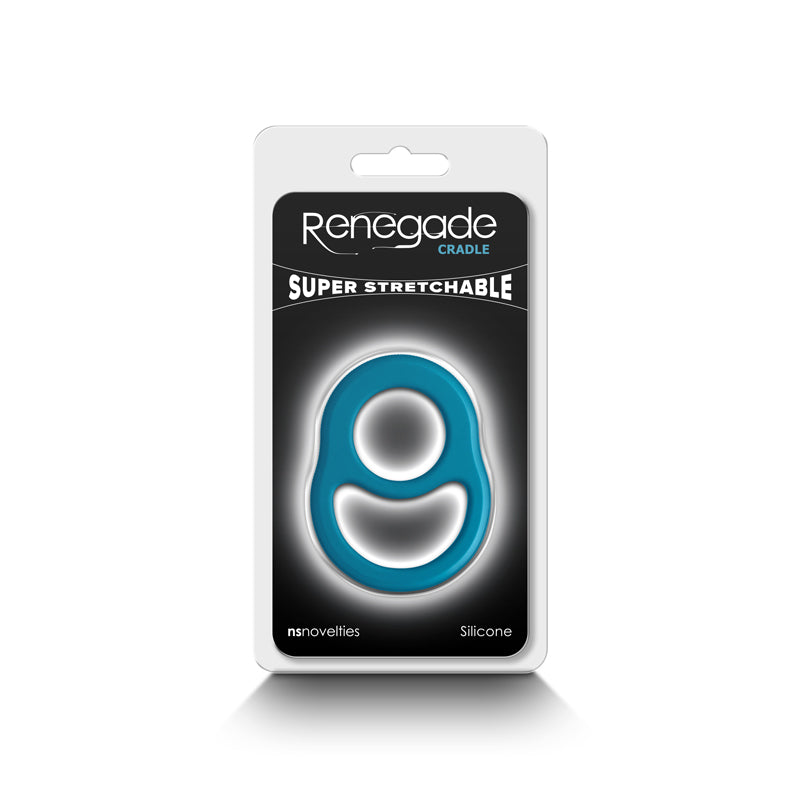 Renegade Cradle - Teal - Teal Cock & Balls Ring - NSN-1112-27