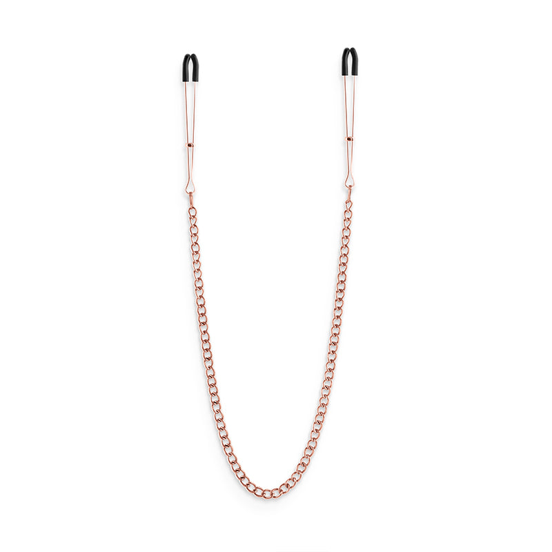 Bound Nipple Clamps - DC3 - Rose Gold-(nsn-1303-12)