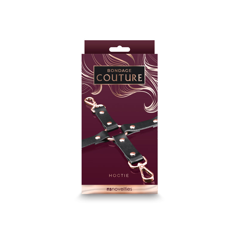 Bondage Couture Hog Tie - Black-(nsn-1306-63)