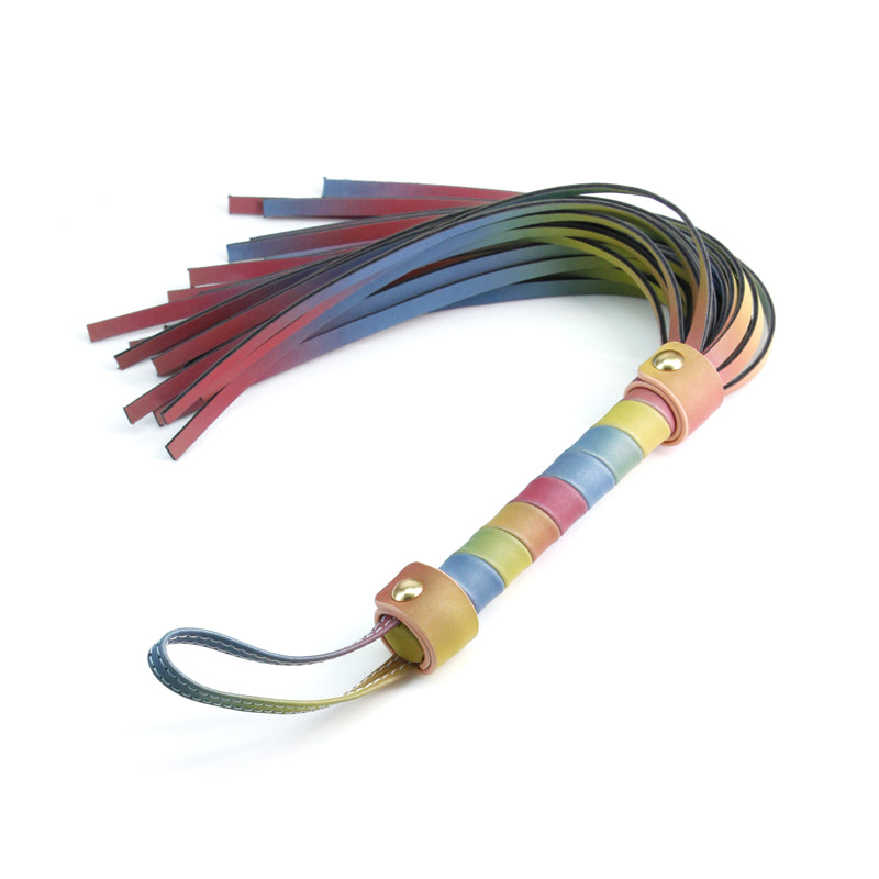 Spectra Bondage Flogger - Rainbow - Fetish - (nsn-1311-05)