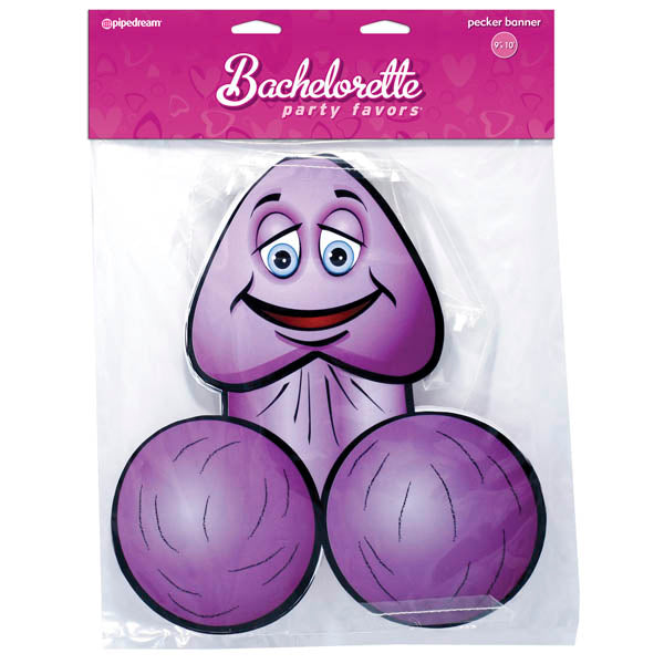 Bachelorette Party Favors - Pecker Banner - Hen's Night Banner - Early2bed