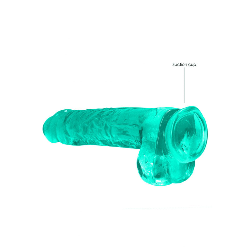 REALROCK Realistic Dildo With Balls 9IN - - REA093TUR