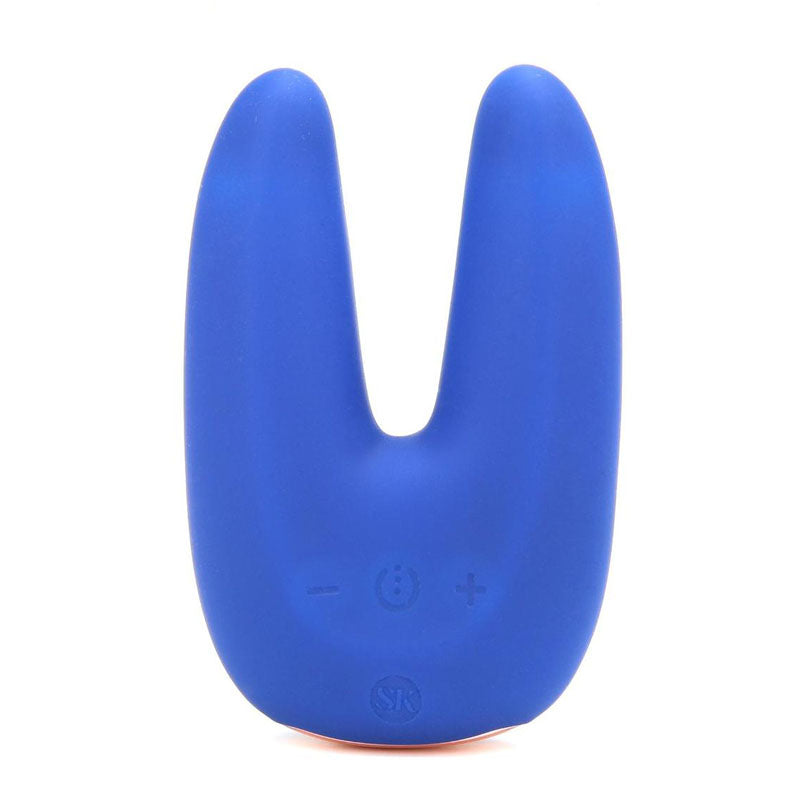 Secret Kisses Dual Motor Vibrator-(sk-1015-blu)