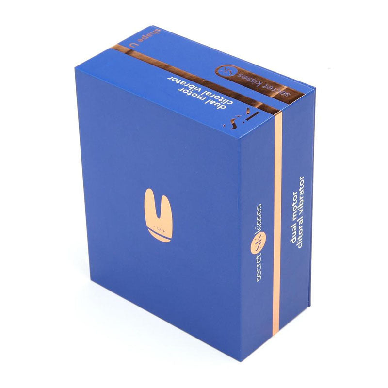 Secret Kisses Dual Motor Vibrator-(sk-1015-blu)
