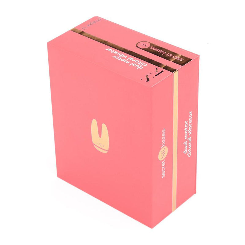 Secret Kisses Dual Motor Vibrator-(sk-1015-coral)