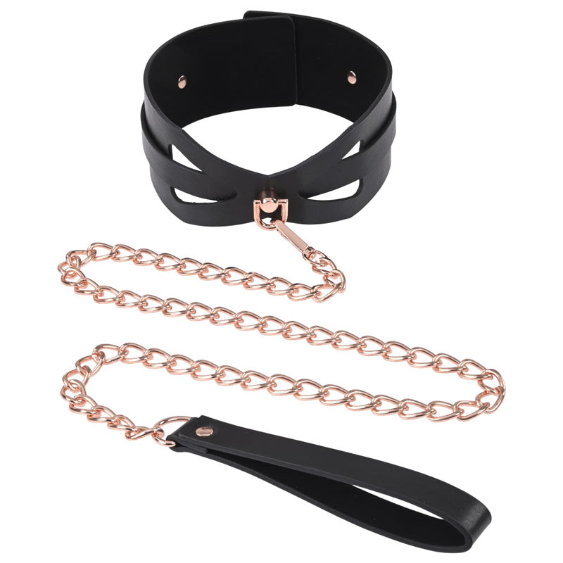 Sex & Mischief Brat Collar & Leash-(ss09841)