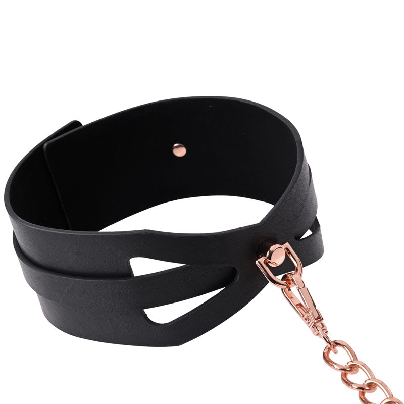 Sex & Mischief Brat Collar & Leash-(ss09841)