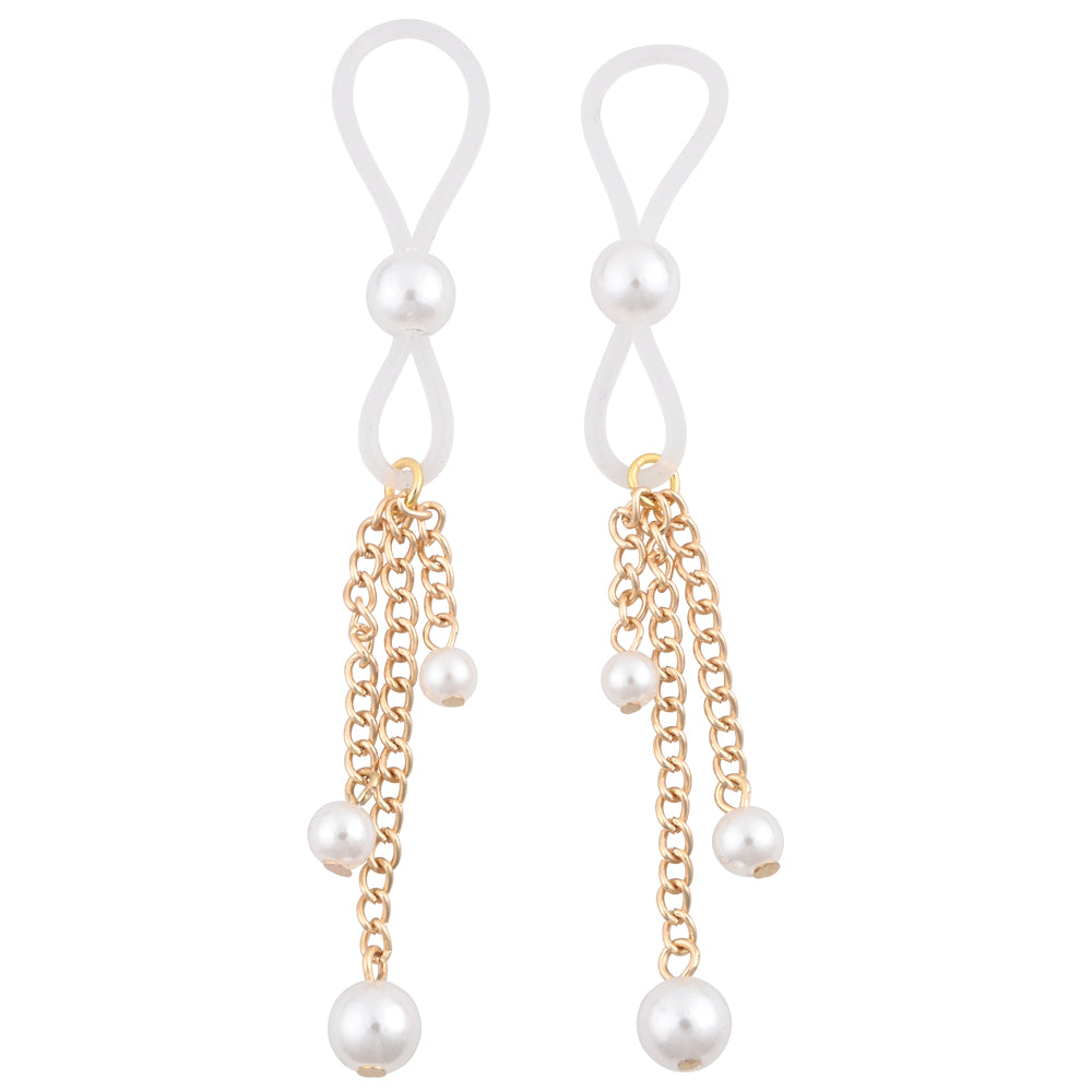 Sex & Mischief Pearl Nipple Ties-(ss09858)