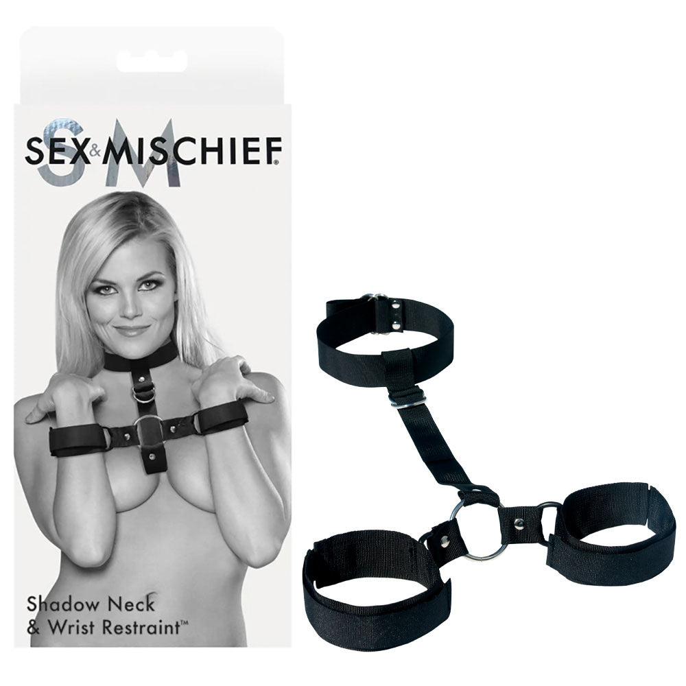 Sex & Mischief Shadow Neck and Wrist Restraint-(ss09910 )