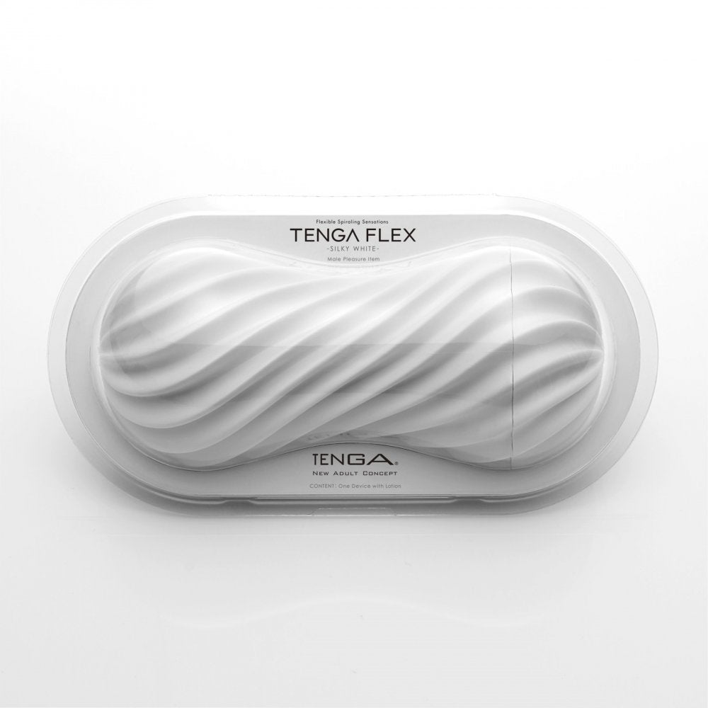 Tenga Flex- White Male Masturbator Stroker Japan Sex Toy for Men - Early2bed