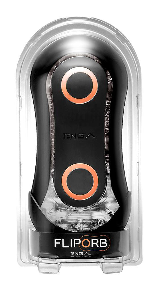 NEW Tenga Flip Orb Strong Orange Crush Stimulation 7'' Men Masturbator Sex Toy - Early2bed