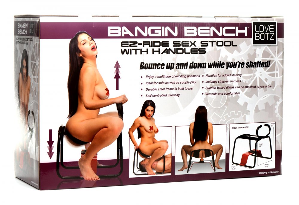 LoveBotz Bangin Bench EZ-Ride Sex Stool with Handles
