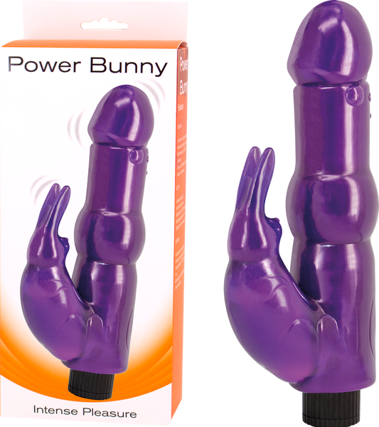 Seven Creations Power Bunny - Purple 17.8 cm (7'') Rabbit Vibrator - Early2bed
