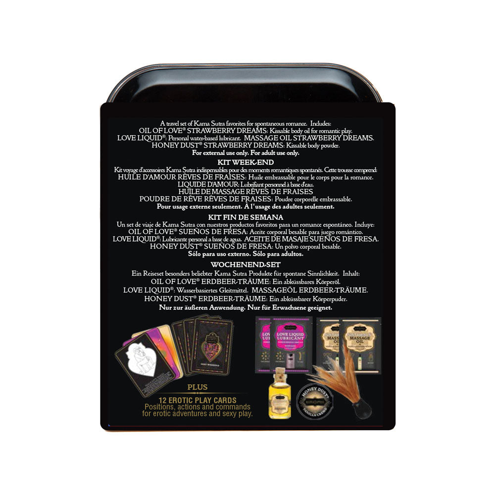 KamaSutra Lovers Weekender Kit Vanilla Creme Erotic Body Kit