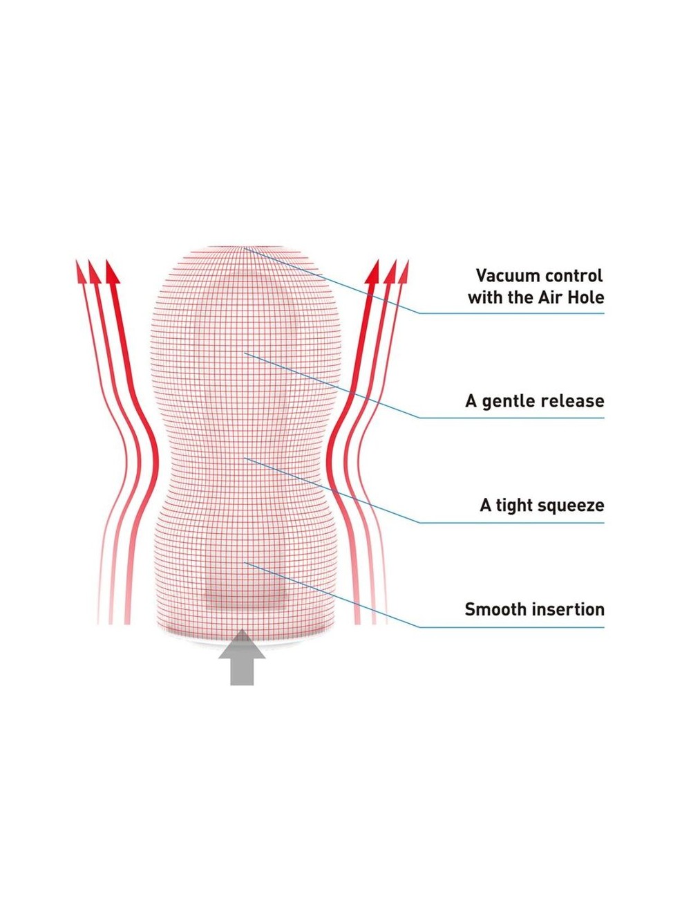 Tenga Original Vacuum Cup Strong Men Masturbation Masturbator