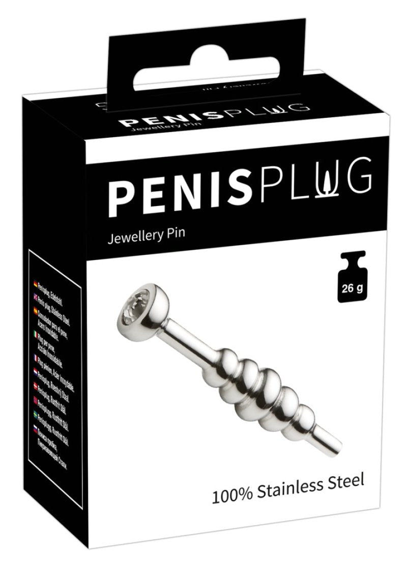 Penis Plug Jewellery Pin