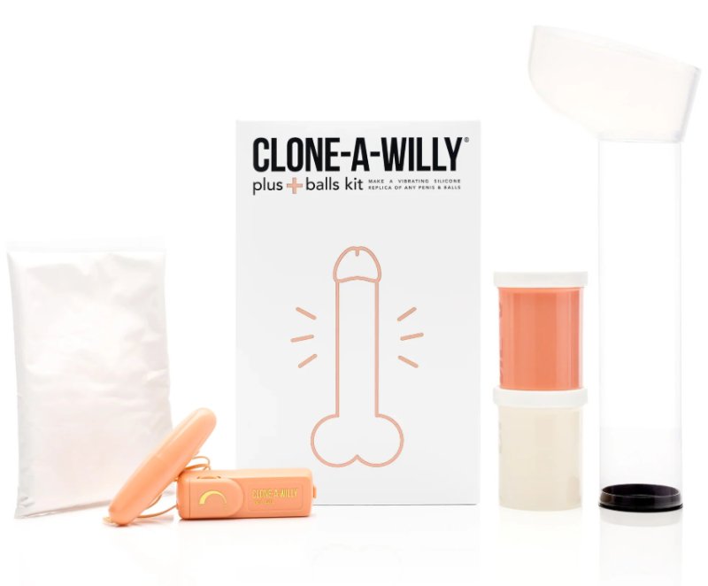 Clone-A-Willy Plus + Balls Kit Light Skin Tone