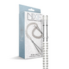 NIXIE ADJUSTABLE TWEEZER CLIPS WITH PEARLS WHITE GOLD