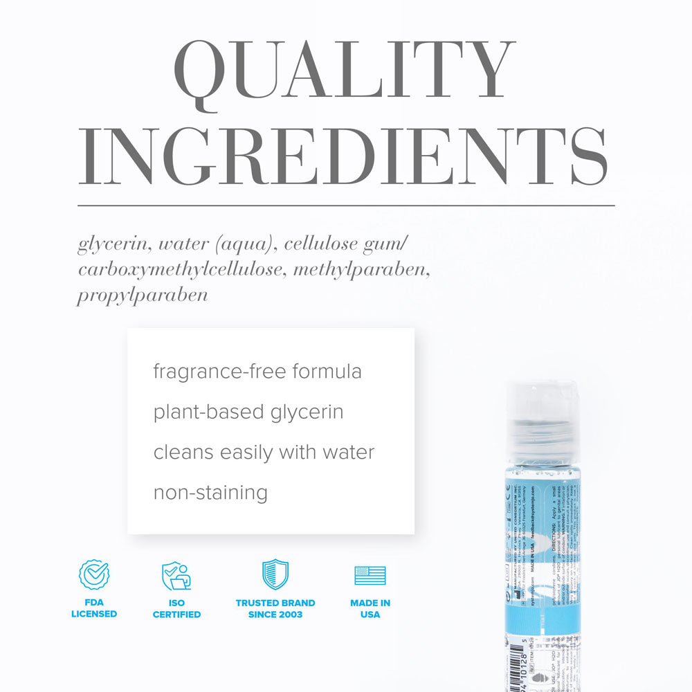 JO H2O Original Lube - 30 mL - Water Based Lubricant - 30 ml Bottle-10128