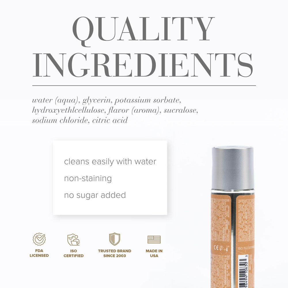 JO Candy Shop Butterscotch Lube  - 60 mL - Butterscotch Flavoured Water Based Lubricant - 60 ml Bottle-10630