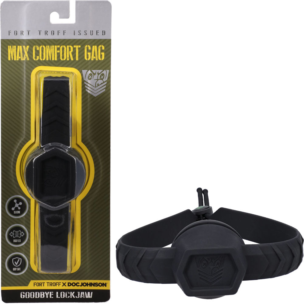 Fort Troff - Max Comfort Gag - Black Mouth Restraint-1103-08-CD