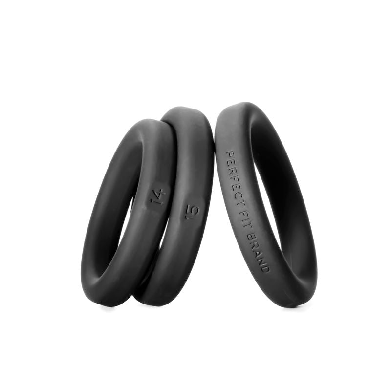 Xact-Fit Silicone Rings Medium 3 Ring Kit-CR-91B