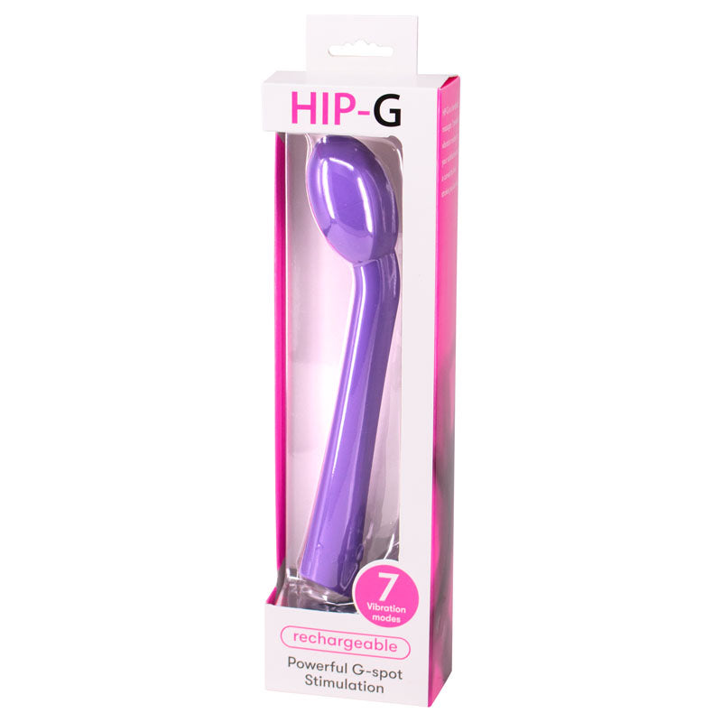 Hip G Rechargeable - Purple USB Rechargeable Vibrator-13-109APU8-BX