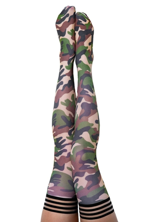 Kixies Alex - Camo Thiigh High size D