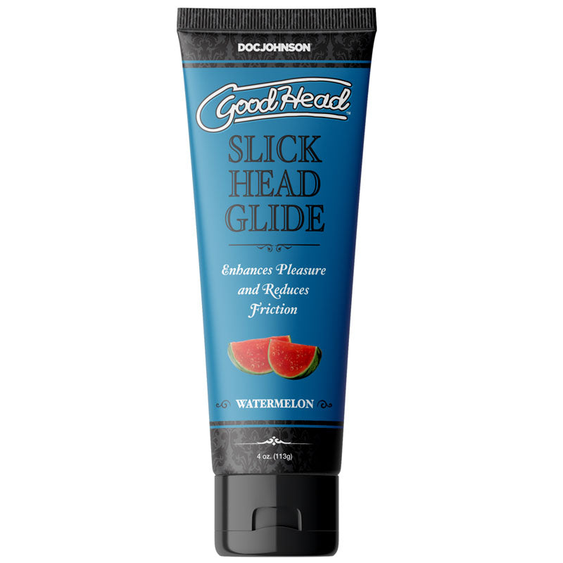 GoodHead Slick Head Glide - Watermelon - Watermelon Flavoured Lubricant - 120 ml Tube-1361-05-BX