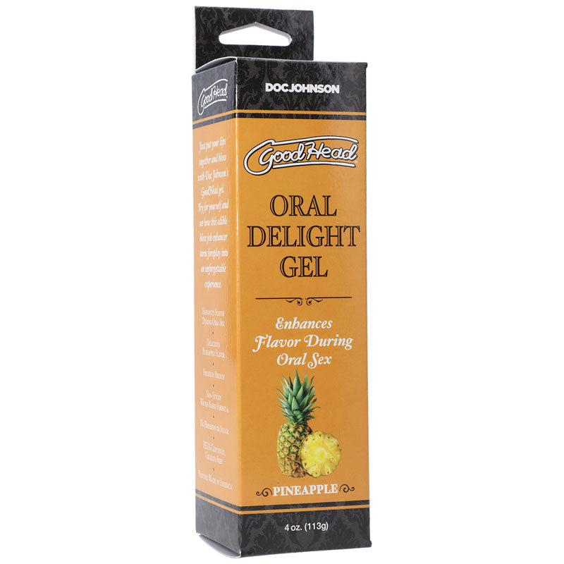 GoodHead Oral Delight Gel - Pineapple - Pineapple Flavoured Oral Gel - 120 ml Tube-1361-10-BX