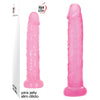 Adam and Eve Pink Jelly Slim Dildo-(136m 6200)