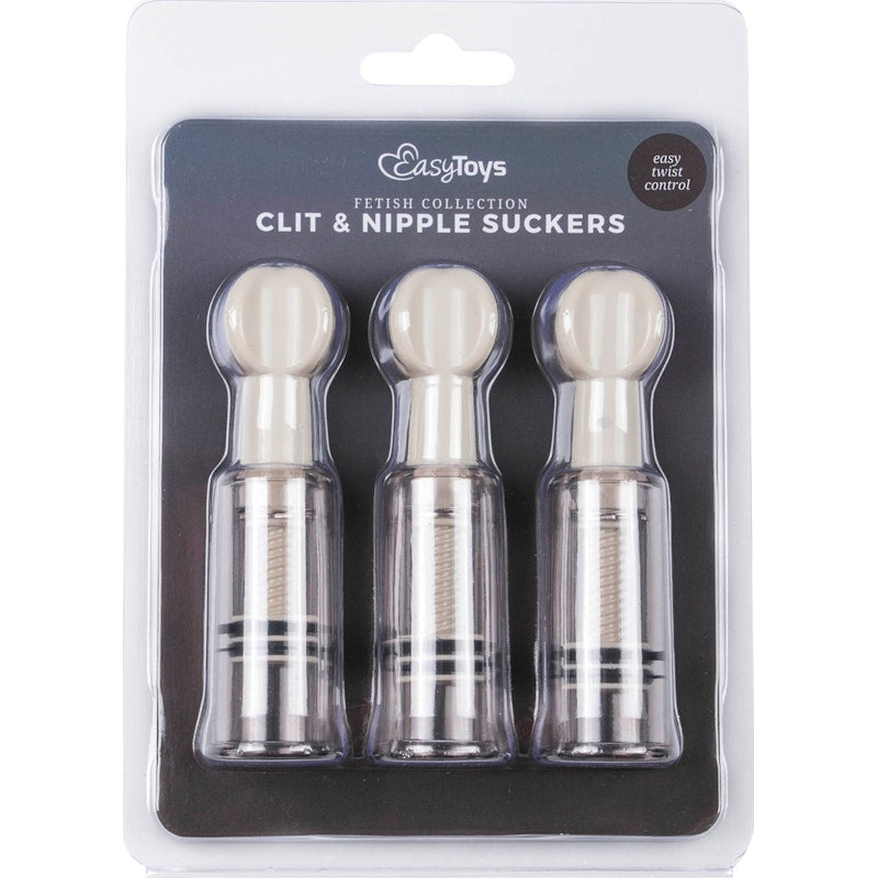 Nipple and Clit Suckers 3 Pc