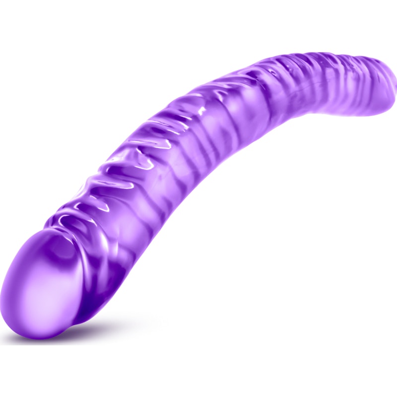 B Yours Double Dildo Purple 18in