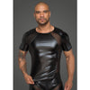 Power Wetlook Men T-shirt With 3D Net