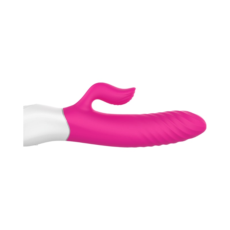 Lighter Thrusting Rabbit Vibrator Pink